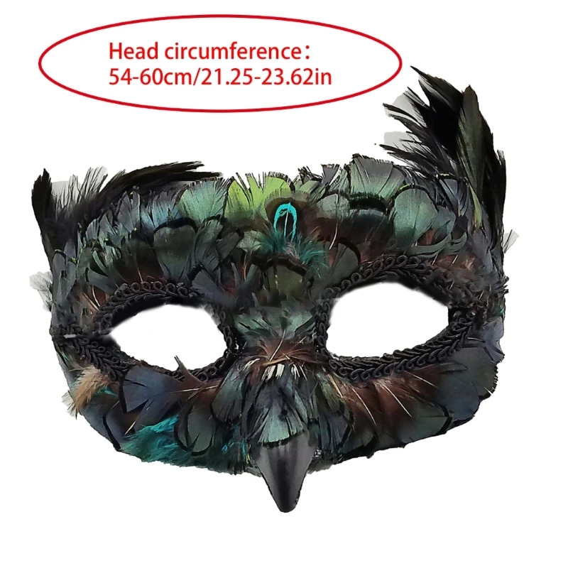 Маска на Хэллоуин с клювом Венецианская маска Полумаска для лица Маскарадная