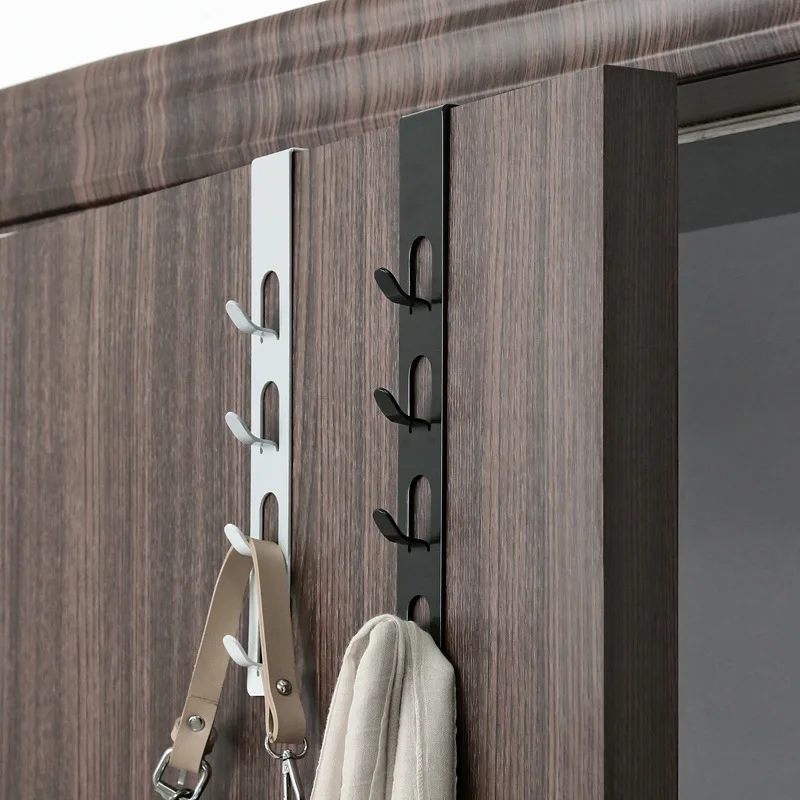 

Behind The Door Hook Storage Rack Creative Bedroom Clothes Bag Hanging Rack Bathroom Clothes Hook Non Punching Arrangement Hook