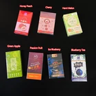 Вишня, сосна, яблоко, персик, лед, черника, яблоко, черный чай, сигарета, чай, не содержит никотина, табак, без остановки курения