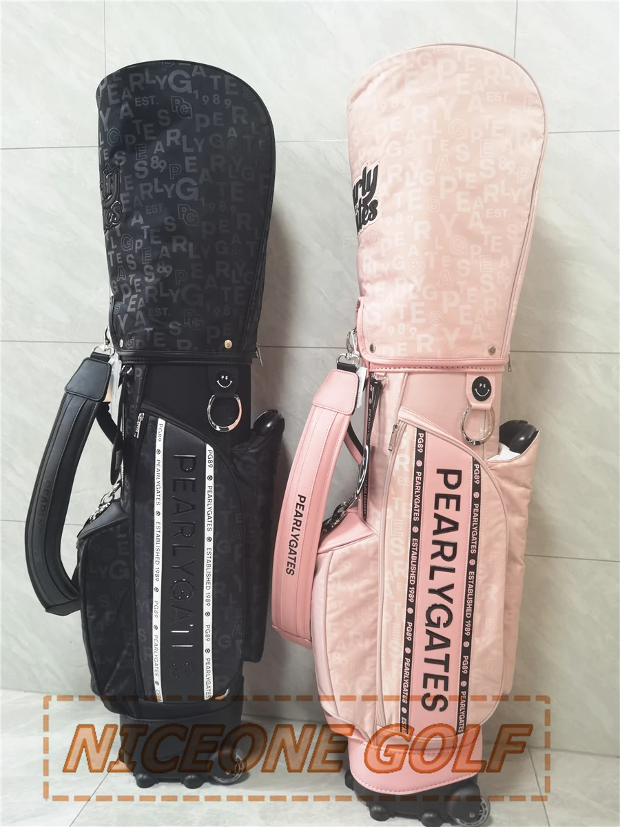 New Golf Bag for Women PG Smiling Face Waterproof Bag for Golf Club Standard Bag for Women GOLF Bag with Wheels and Pull Rod Bag