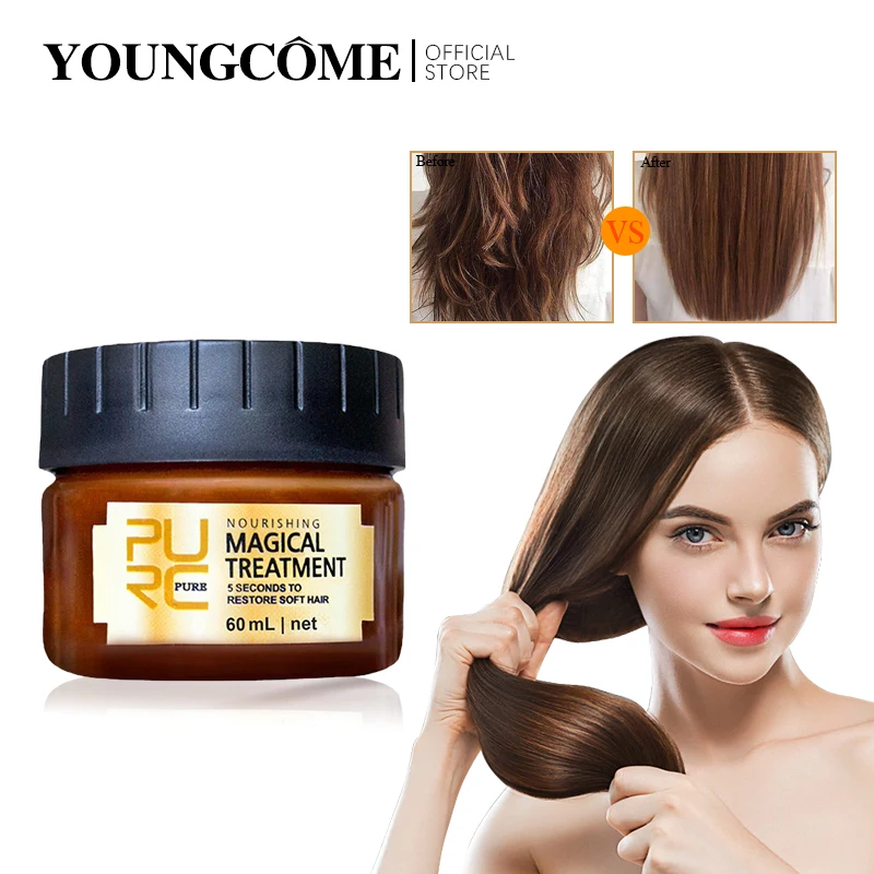 

Magical treatment mask 5 seconds Repairs Damage Restore Soft Hair Care Keratin Collagen Smoothing Nourishing Hair Conditioners