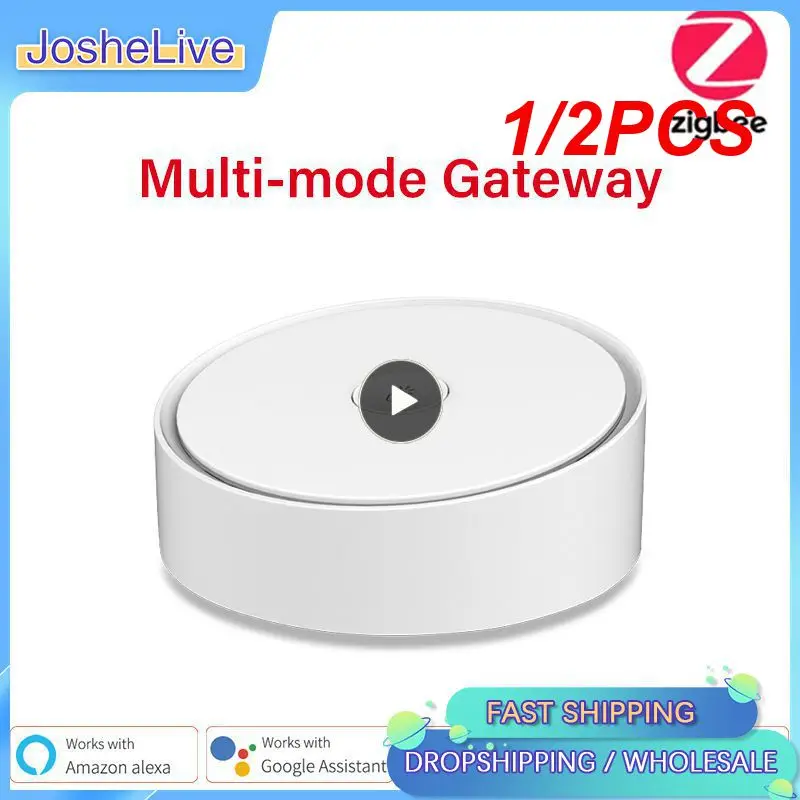 

Хаб-шлюз Tuya ZigBee/Wi-Fi/BLE, мост для умного дома, дистанционное управление, работает с приложением Smart Life Alexa, 1/2 шт.