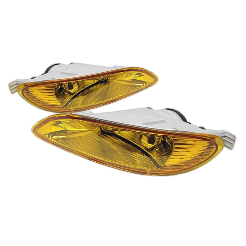 Янтарные линзы передние противотуманные фары в сборе с жгутом галогенных ламп