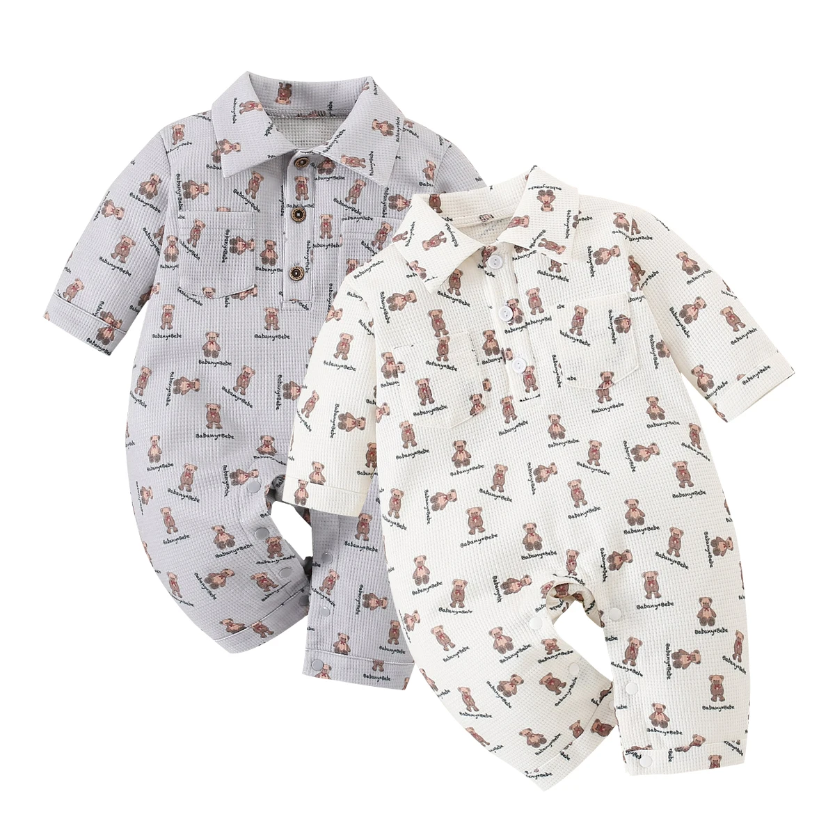 

Infant Baby Boys Girls Jumpsuit Bodysuits Clothes Babany bebe Toddler Casual Party Cute Printed Playsuit Long Sleeve Jumpsuits