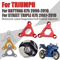 motorcycle parts suspension fork preload adjusters for triumph daytona 675 daytona675 2006 2010 street triple 675 2007 2010