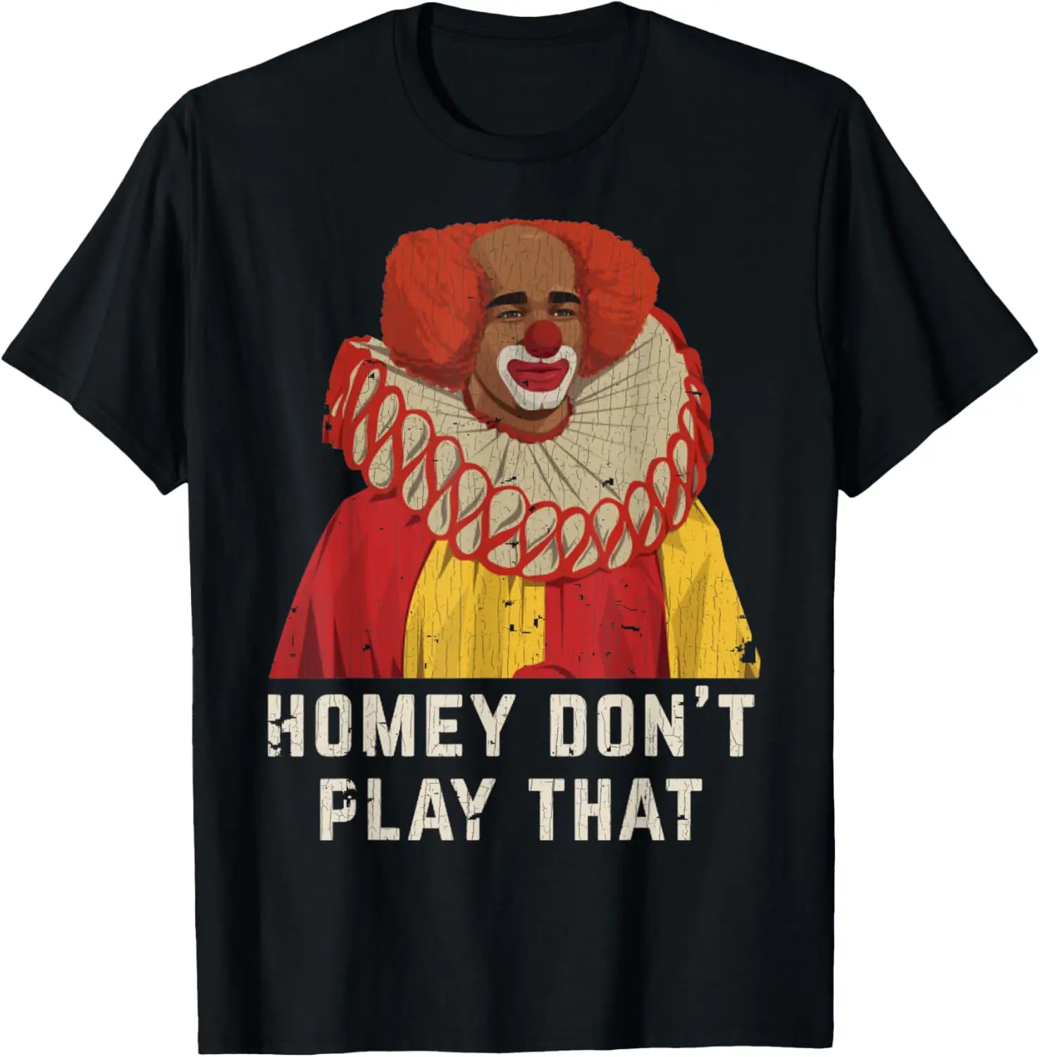Винтажная футболка Homey Don't Play That The Clown