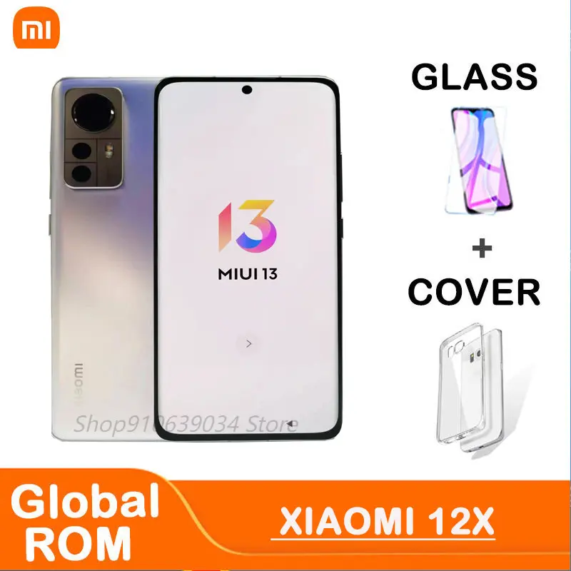 

Global Version 5G NFC Redmi Xiaomi 12X 67W Snapdragon 870 MIUI12.5 Curved screen Fingerprint