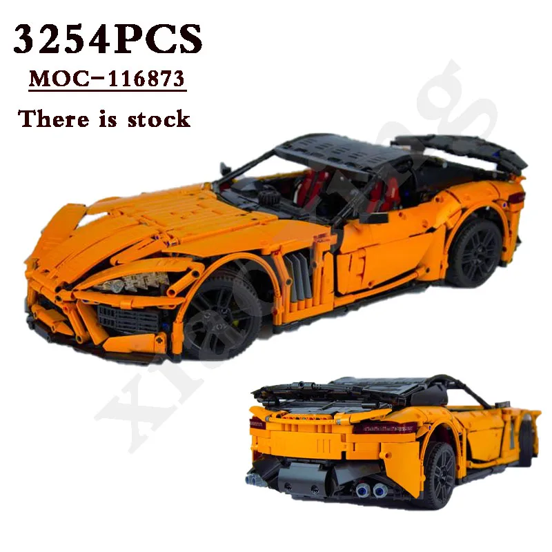 

New MOC-116873 Classic Sports Car Static Edition 3254 Toys Assembly Building Blocks Difficult Children's DIY Toys Birthday Gift