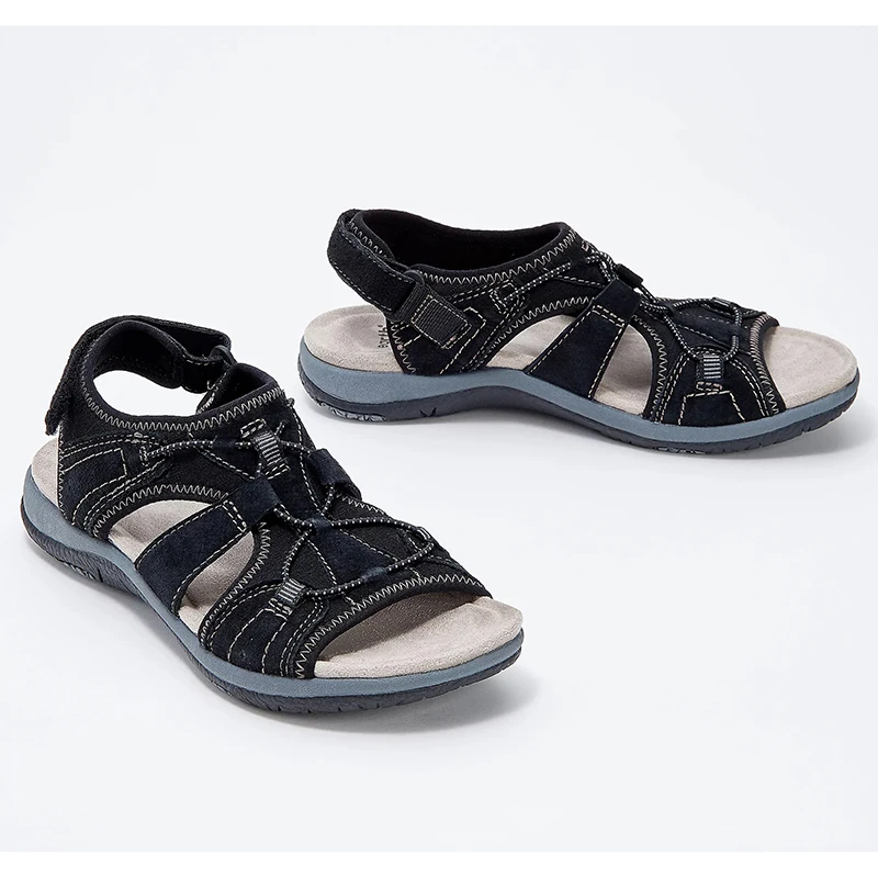 

Summer Women Sandals Solid Color Hollow Out Casual Lady Sandalias Drawstring Adjustable Fashion Outdoor Beach Shoes Plus Size