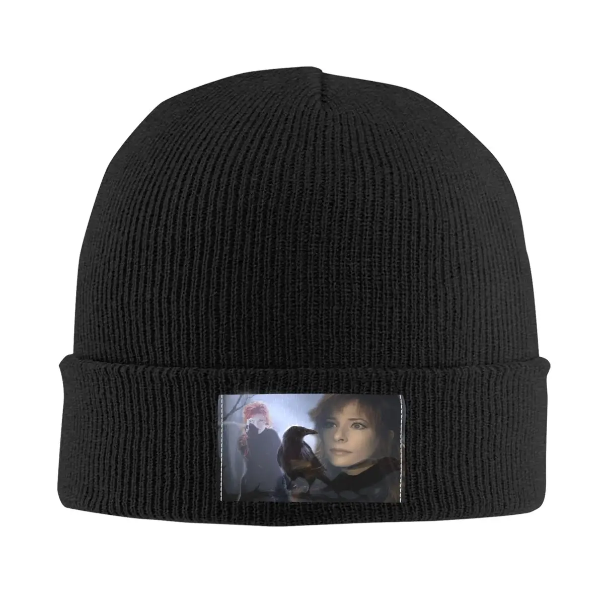 

Mylene Farmer Skullies Beanies Caps For Men Women Unisex Trend Winter Warm Knit Hat Adult French Singer Bonnet Hats