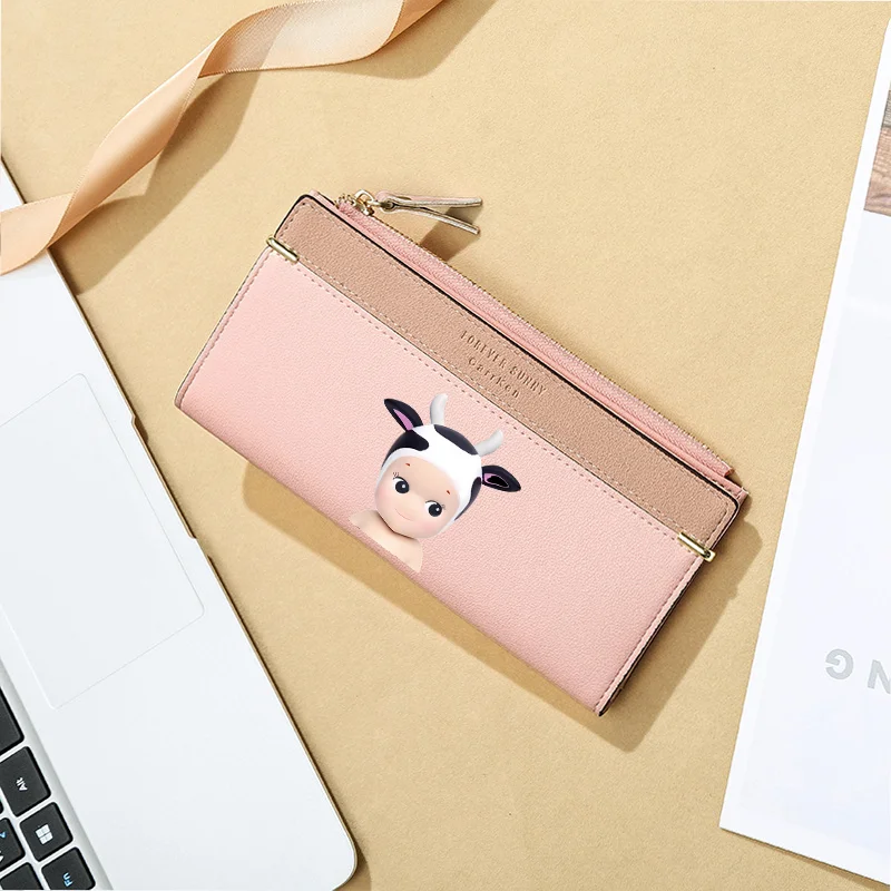 Sonny Angel Держатель для карт Бизнес-кошелек из искусственной кожи Винтажный кошелек