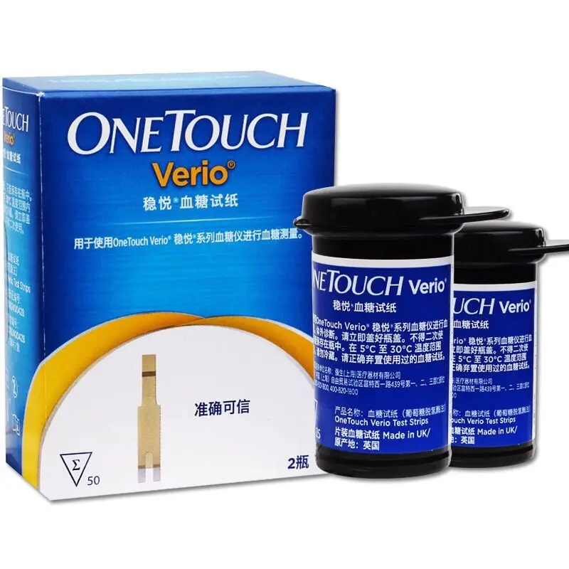 One Touch Verio Test25/50/100 шт. полоски/глюкометр крови Flex 2026.1