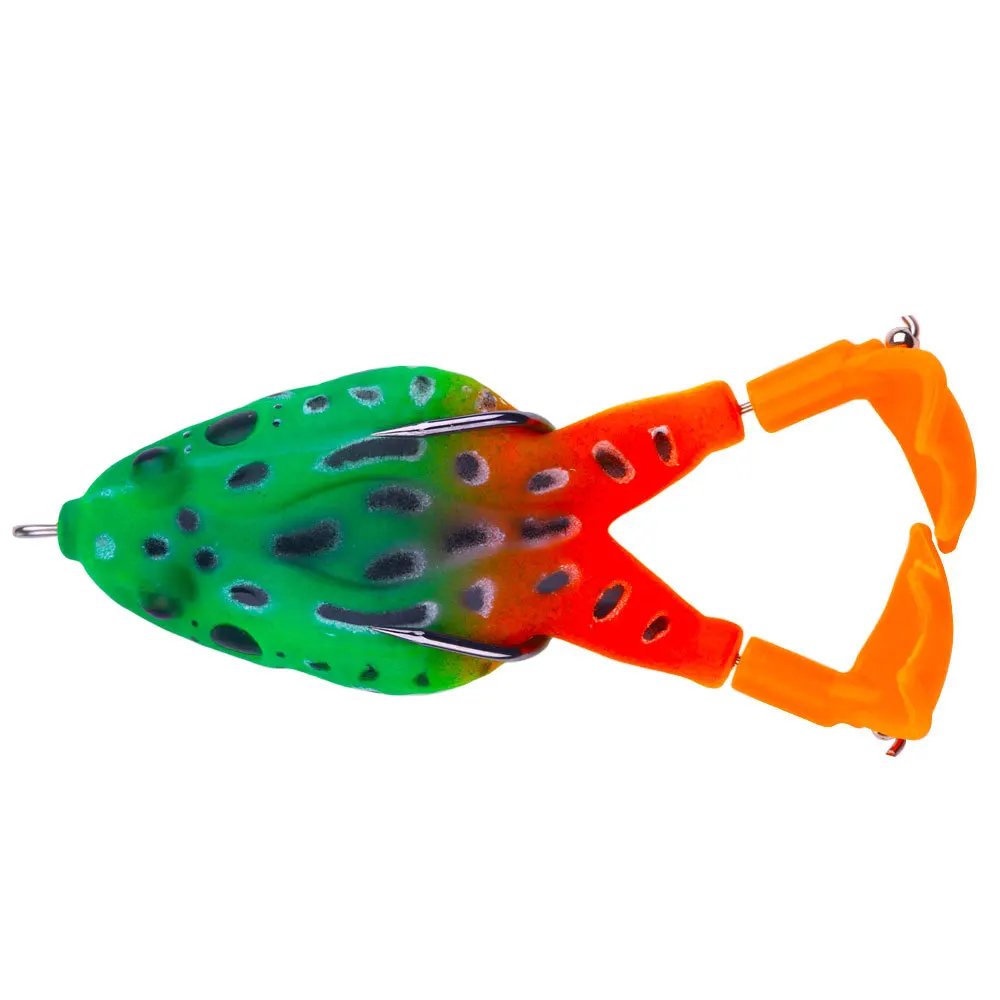 Фото Новая рыболовная приманка Thunder Frog 12 г с модифицированной вращающейся лапкой, для дальнего заброса, для техники Blacking на чернопёрую рыбу №5
