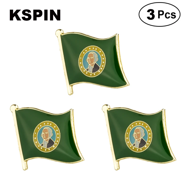 

U.S.A Washington Lapel Pin Brooches Pins Flag badge Brooch Badges
