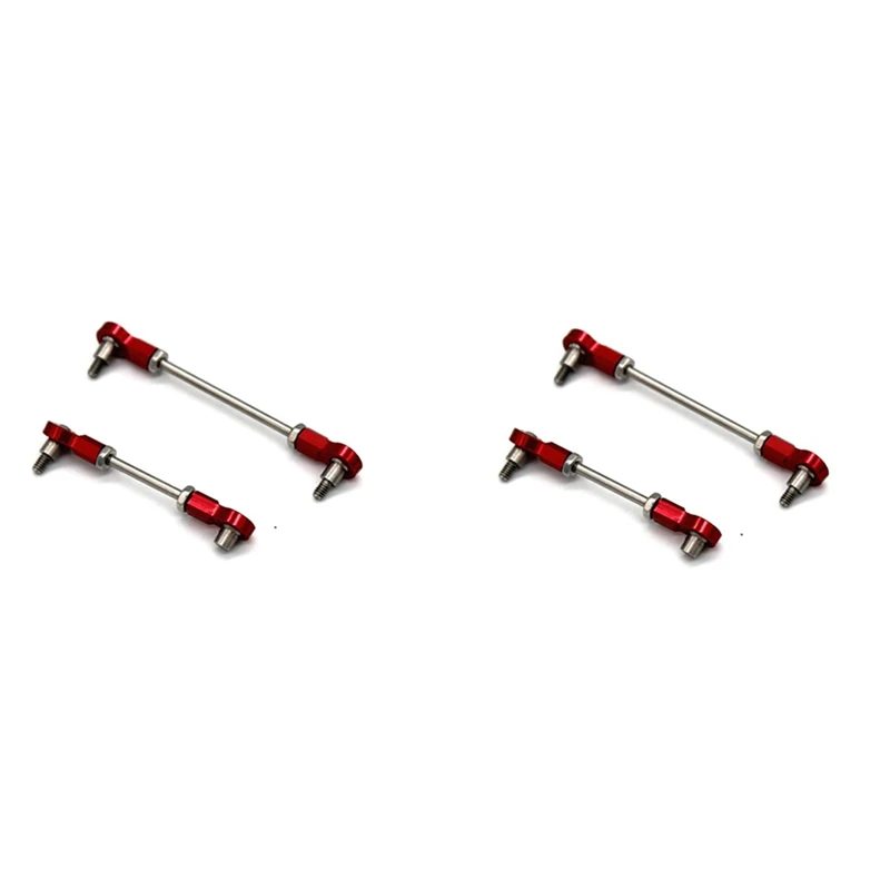 

2X Metal Steering Link Rod Servo Rod Set For Wltoys 284131 K969 K979 K989 K999 P929 P939 1/28 RC Car Upgrade Parts,1