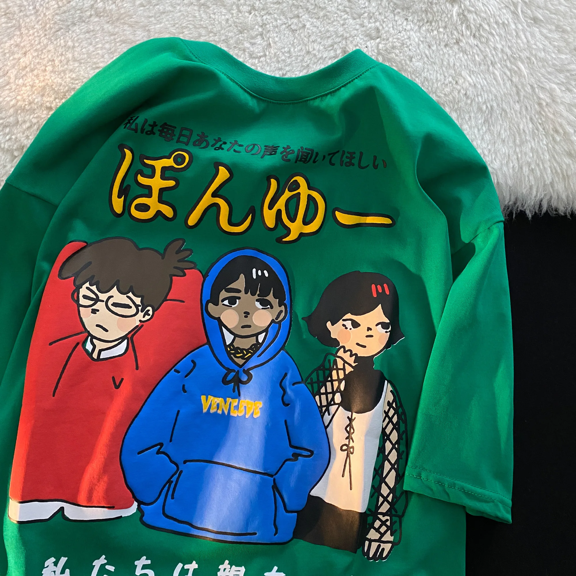 

Vintage Japanese Graphic Print T Shirt Women Streetwear Round Neck Short Sleeve Loose Tshirt Tops Femme Summer Casual Y2k Tees