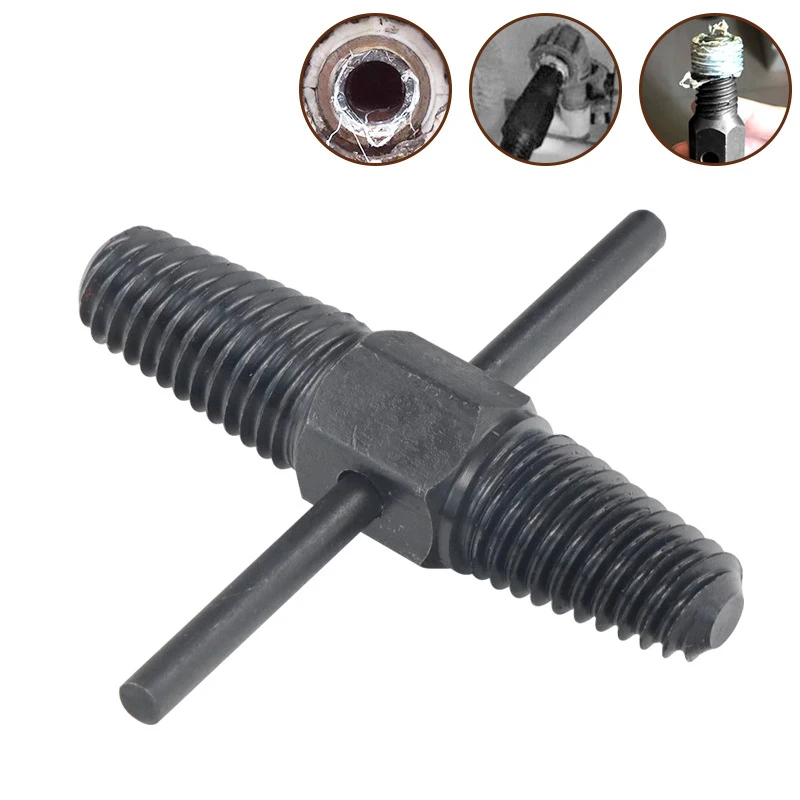

4" 6" Double Head Tap Faucet Valve Screw Extractor Set Pipe Remover Tools Damaged Wire Water Pipe Bolt Broken Screw Removal Tool