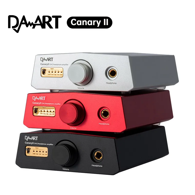 ЦАП-усилитель для наушников DAART Yulong CanaryII ESS9038Q2M DSD512 pcm768 кГц