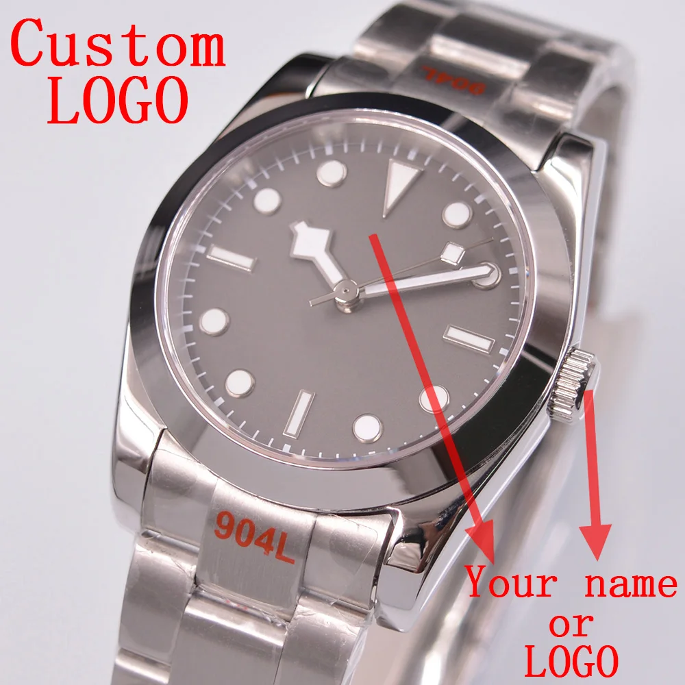 

BLIGER 36mm / 39mm Automatic Men's Watches Oyster Bracelet NH35 MIYOTA 8215 Mingzhu 2813 Movement Sapphire Crystal Watch For Men