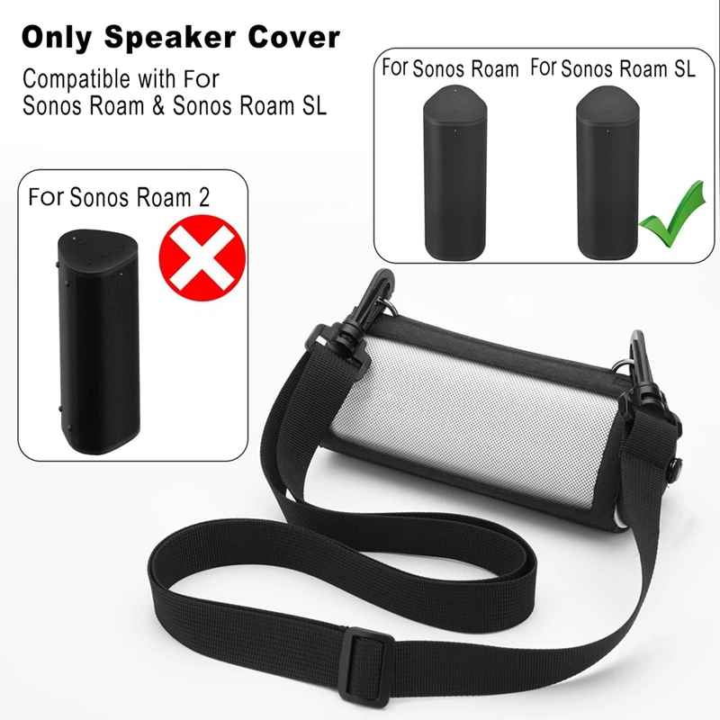 Чехол для динамика Bluetooth Sonos Roam и SL защитный чехол из ЭВА с плечевым ремнем