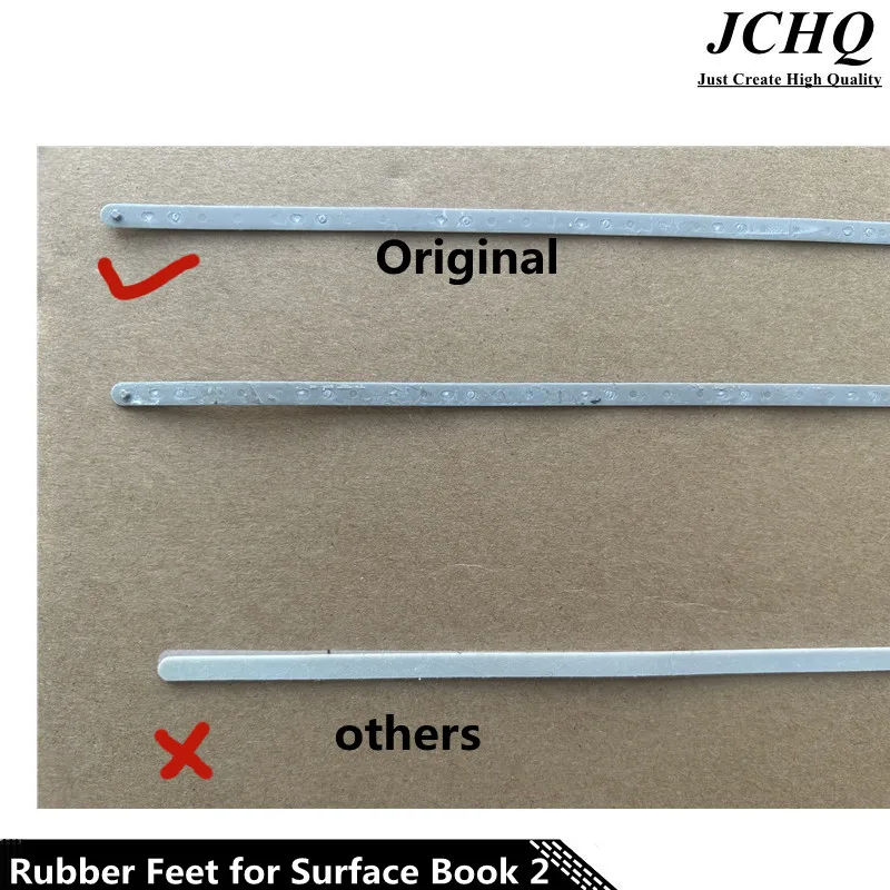 

JCHQ 2Pcs/1Lot Original Rubber Feet for Surface Book 2 15 inch Non-slip Rubber Feet with Adhensive