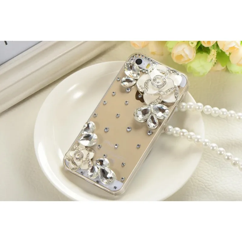 Роскошный блестящий чехол ручной работы с кристаллами для Samsung Galaxy S24 S9 S10 S20 Plus S21 FE