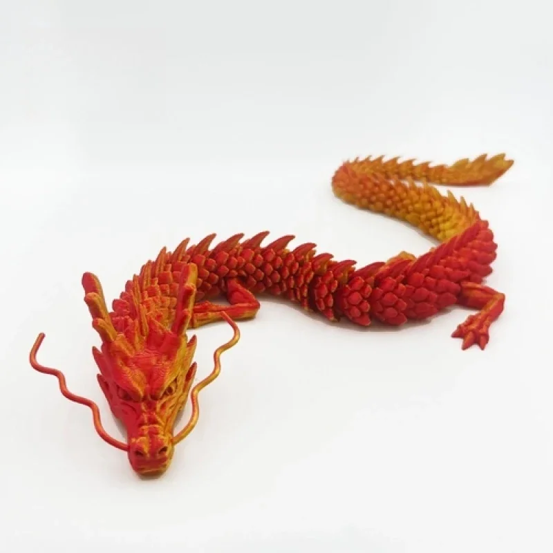 

Гибкий 3D-печатный дракон