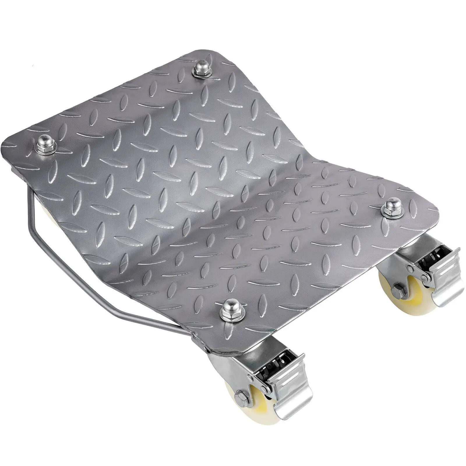 

4 pcs Wheel Dollies platform trolley car charge 1000kg 12x16" car wheel
