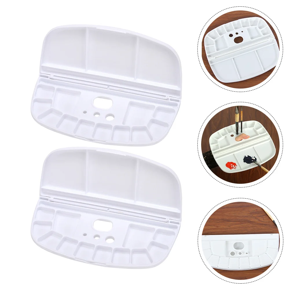 

Tray Paintingwatercolor Arttin Makeup Drawing Pans Empty Box Watercolors Accessory Supplies Artist Plasticoil Board