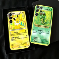 pokemon cards anime for samsung galaxy s22 s21 s20 plus ultra 5g for samsung s21 s20 fe phone case tpu carcasa soft back