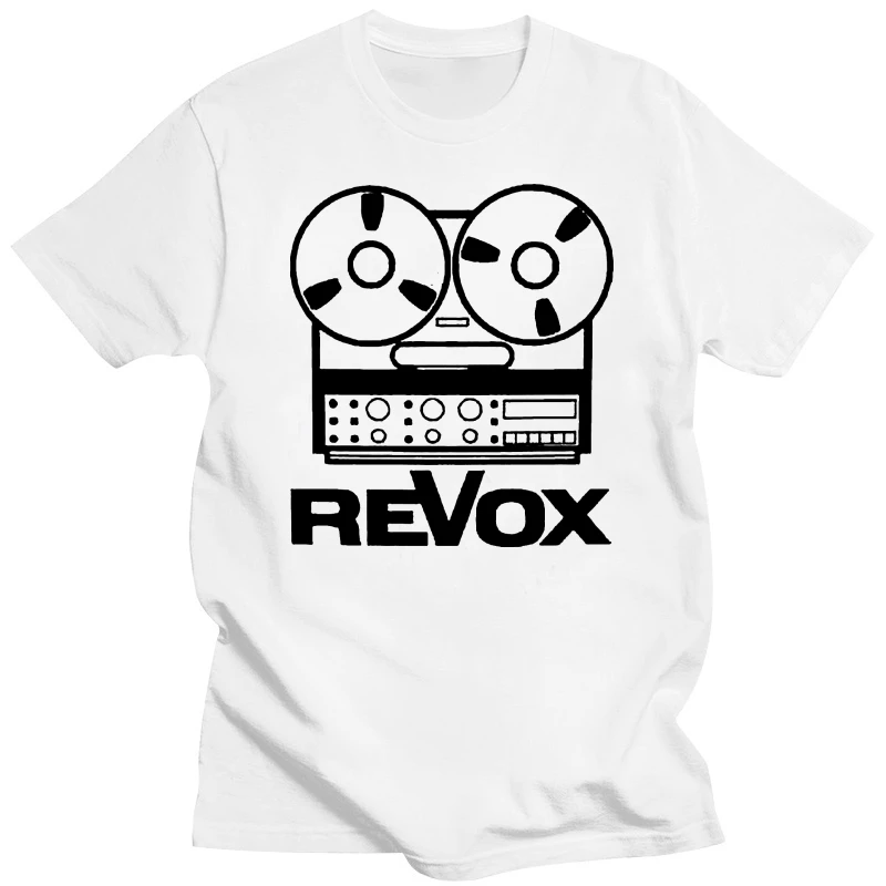 

Футболка Revox рубашка DJ рисунок мифический рекордер винтажные катушки v