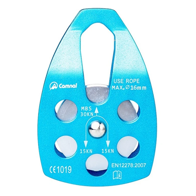 

Шкив для скалолазания верёвочного шнура 30kN для горного спасения, катания на лыжах