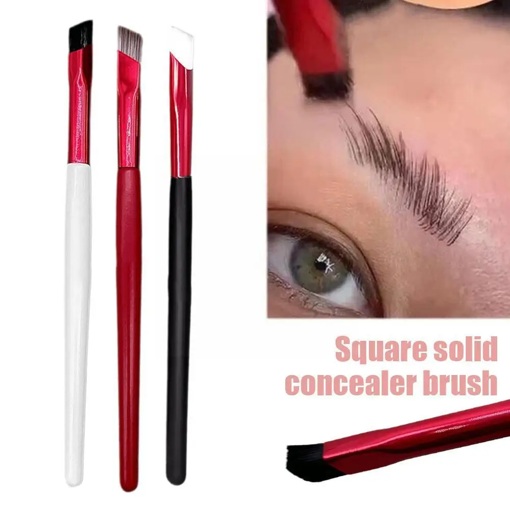 

2023 Square Wild Eyebrow Brush Stereoscopic Painting Eyebrow Brush Hairline Paste Eyebrow Makeup Brushes Brow Artifact C3s3