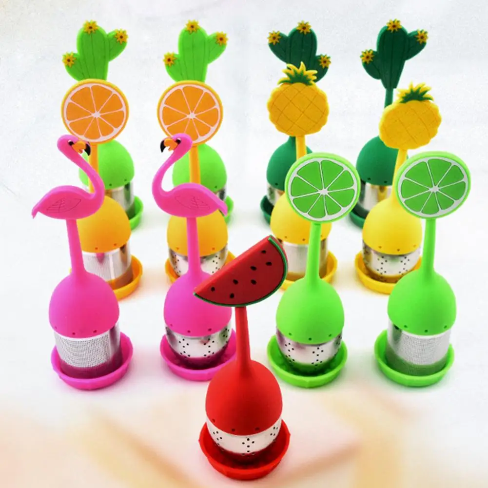 

Reliable Tea Filter Tool Anti-rust Compact Tea Infuser Efficient Decorative Fruit Plant Tea Infuser Add Funny