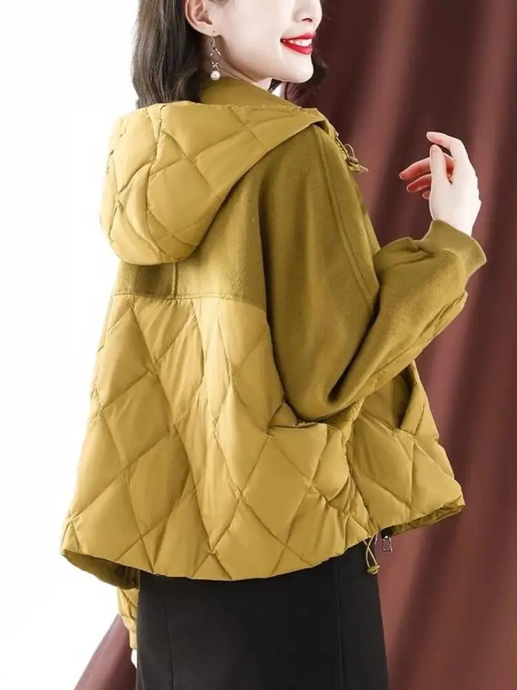 Plus Size Autumn and Winter Trench coat Short coat 2024 New Women clothes European Goods Foreign Trade Popu... |