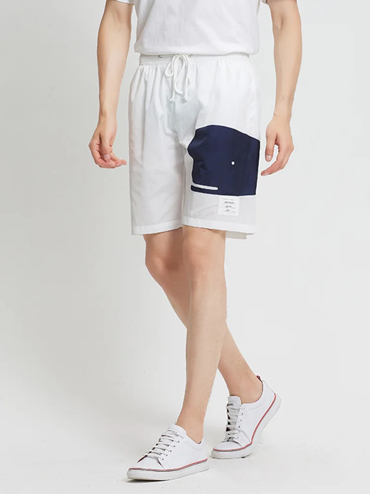 

TB THOM Shorts Summer Fashion Brand Sheer Ripstop Quick Dry Whale Designs Printing Men's Clothing Beach Pants Swimsuit 2022 New