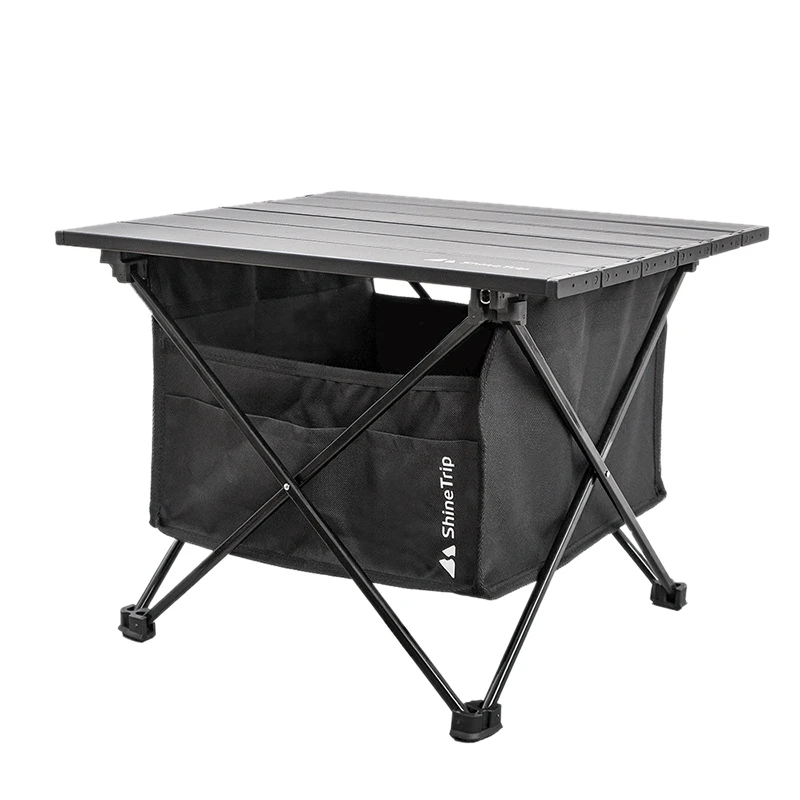 

Shinetrip Folding Picnic Table With Seat Pocket Camping Table Waterproof Tableware Clothes Storage Bag For Outdoors
