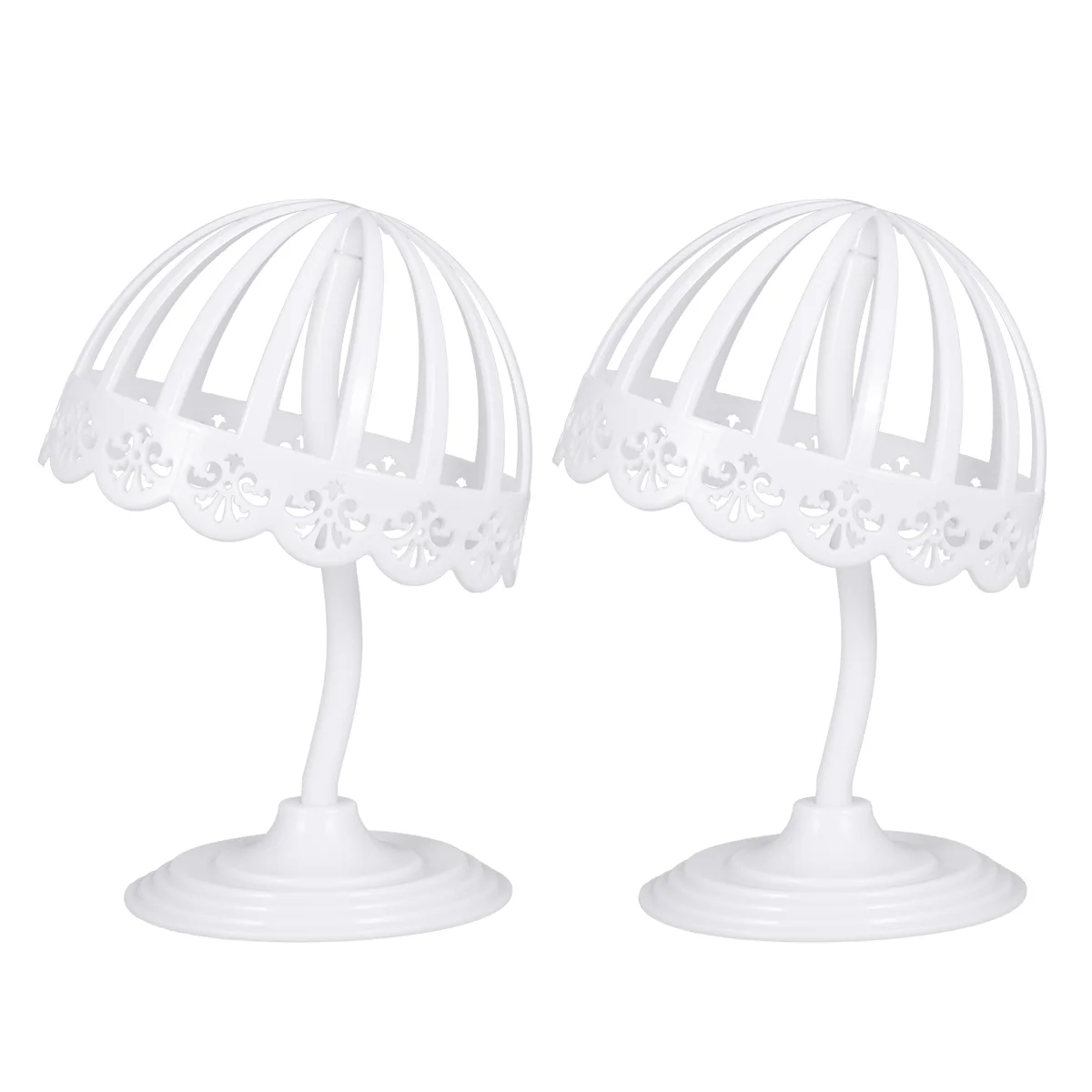 

2 Pcs Tabletop Stand Clothes Hangers Hat Rack Display Holder Showing Baby Kids