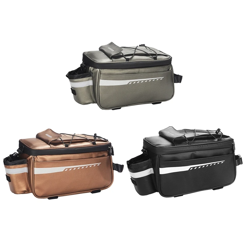 

10L Insulated Saddle Bag, Bag Pannier Rack Bag, Cargo Rack Bag Bag Waterproof Luggage Trunk Bag