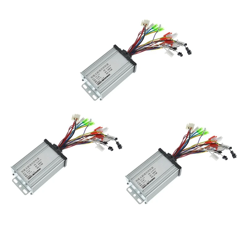 

3X 36V 48V 350W E-Bike Brushless Controller 6 Tube Dual Mode For Electric Bicycle Scooter Speed Intelligent Dual Motor