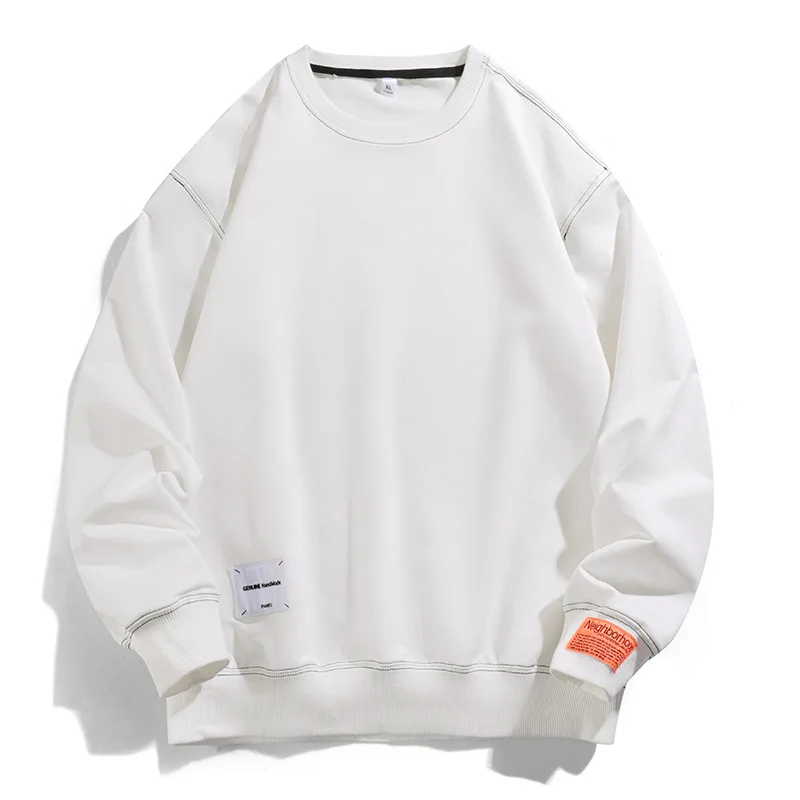 

Men's Bottoming Shirt Loose Sweatshirt Men Tracksuit Hoodies Sweatshirt Round Neck Long Sleeve High Quality Spring Autumn