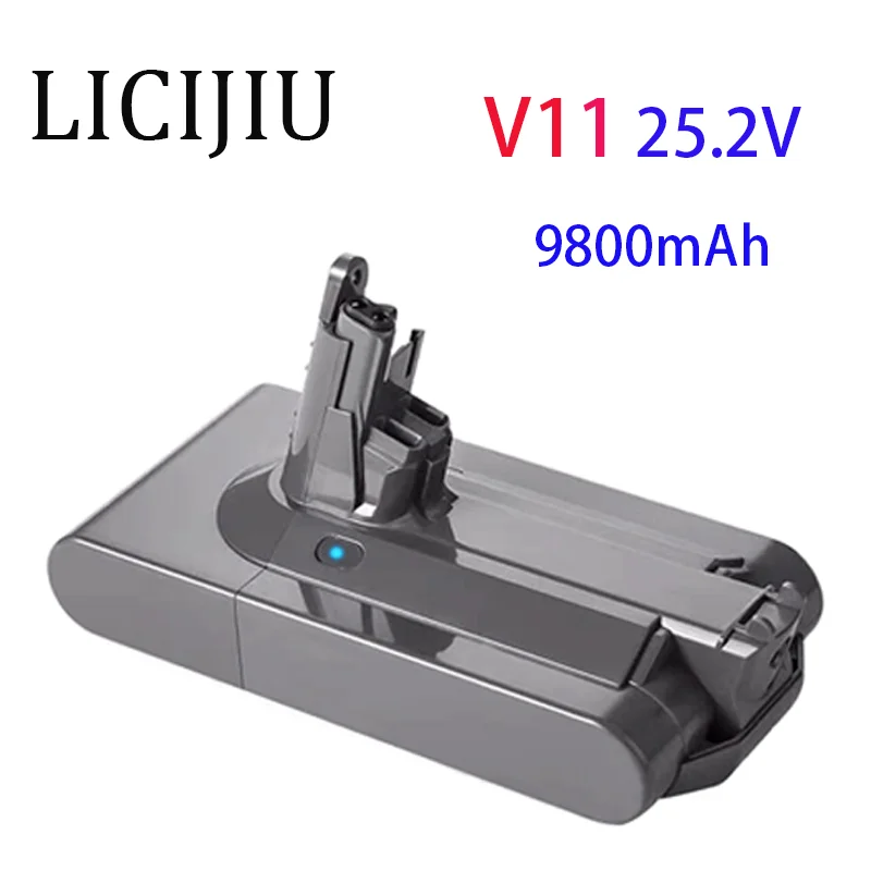 

25.2V V11 21700 battery 6800mAh - 9800mAh screw type, suitable for V11 SV14 series vacuum cleaner replacement battery