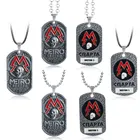 Ожерелье с металлической подвеской в виде черепа для мужчин и женщин