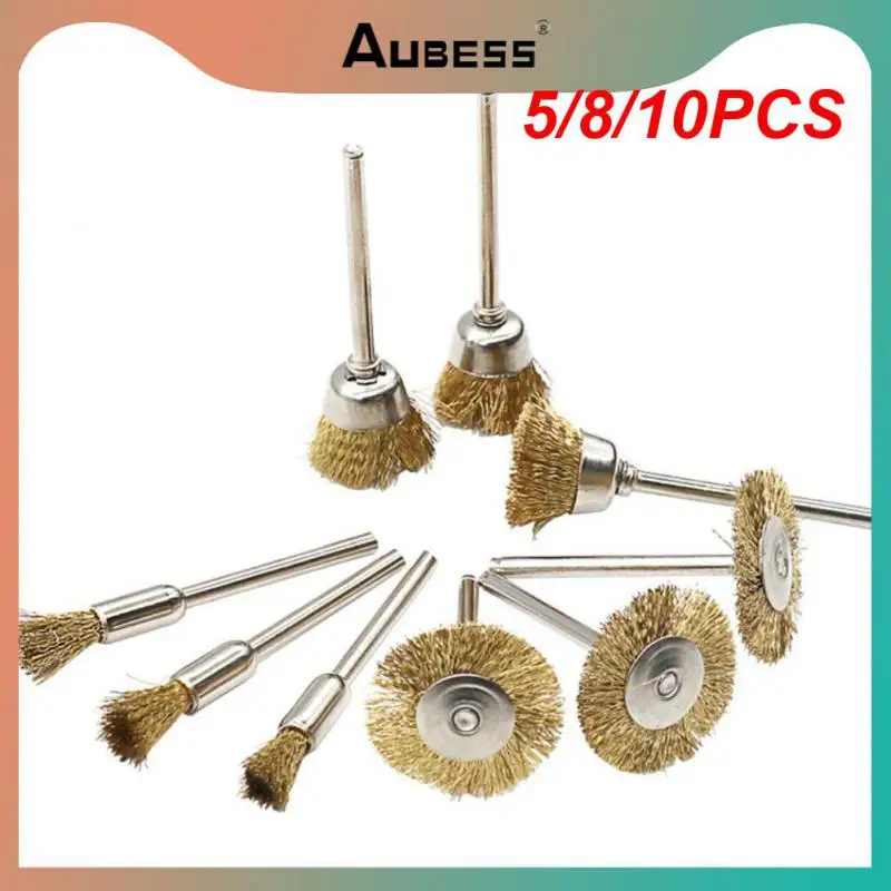 

5/8/10PCS // Scaling Scaling Brush Polish Metal Abrasive Brush Multifunctional Wire Brush Polishing Supplies Brass Remove Burrs