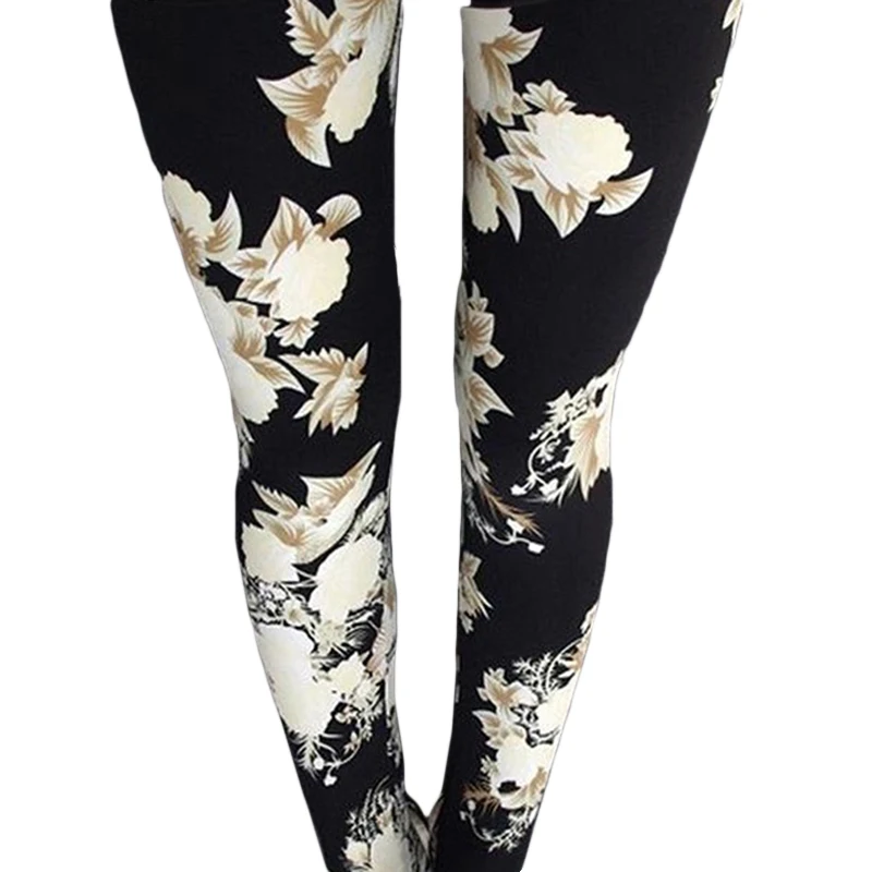 

Flower Graphic Sport Yoga Legging Women's Fitness Training Exercise Joga Pants Workout Gym Jogging Jersey Ladies Yoga Clothing