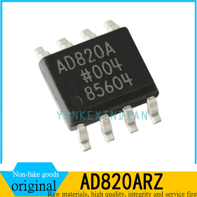 

Not a copy of 10pcs, a brand new original AD820ARZ-REEL7 SOIC-8 single power rail to rail FET operational amplifier chip