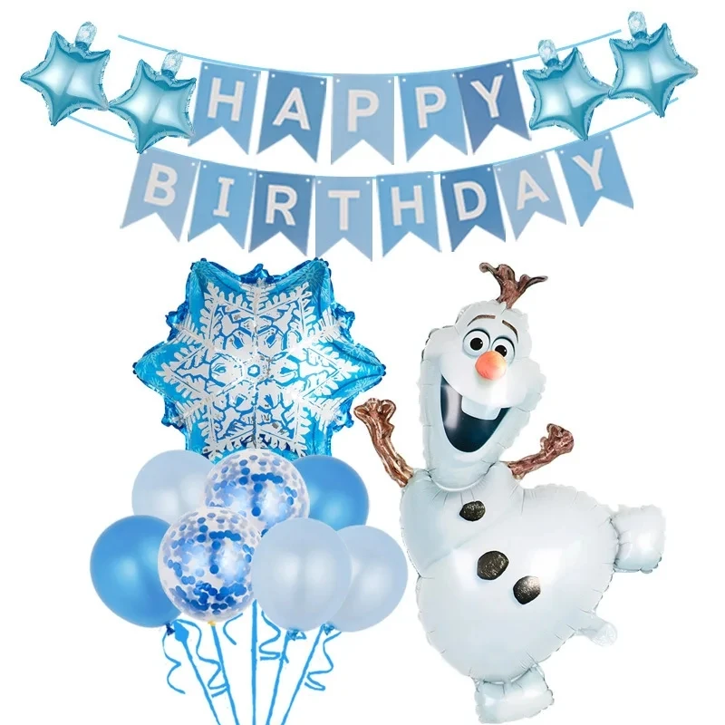 Набор воздушных шаров из алюминиевой пленки с тематикой Холодное сердце Disney