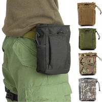 military tactical molle magazine dump drop pouch utility outdoor hunting recovery waist pack bag airsoft ammo mag holder pouches