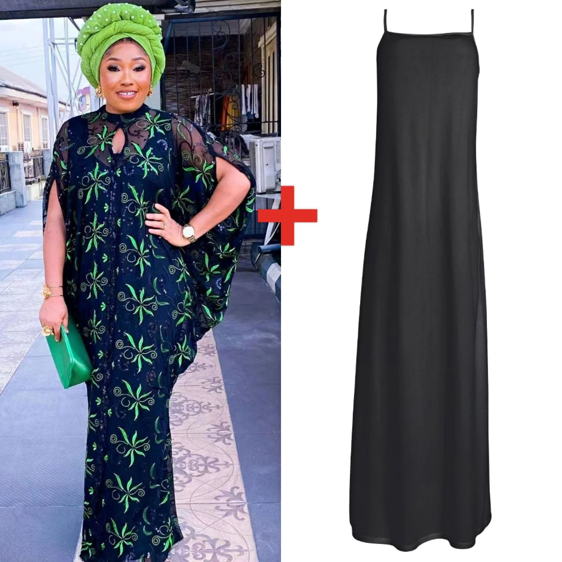 Plus Size Dress Women's Chiffon Lace Long Dress Robe New Summer Loose Casual  Casual For Fat Women 5xl African Female Maxi Dress