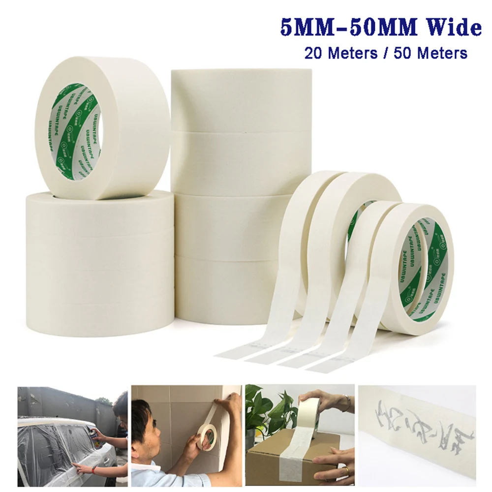 Маскировочная лента 20 м/50 м для помещений и улицы, для самостоятельного оформления красок, краска-распылитель, легко наносится, не оставляет следов клея, ширина 5-50 мм